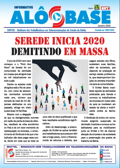 Serede inicia 2020 com demissão em massa